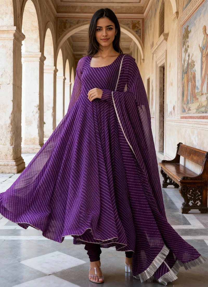 Ethnic Wear Flared Anarkali